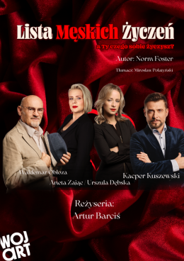 Częstochowa Wydarzenie Spektakl Lista męskich życzeń