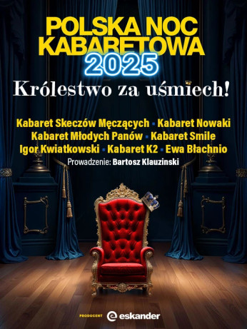 Częstochowa Wydarzenie Kabaret Polska Noc Kabaretowa 2025