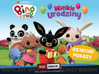 Częstochowa Wydarzenie Inne wydarzenie Bing na Żywo - Wielkie Urodziny