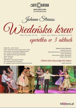 Częstochowa Wydarzenie Spektakl Operetka "Wiedeńska krew" - Arte Creatura Teatr Muzyczny